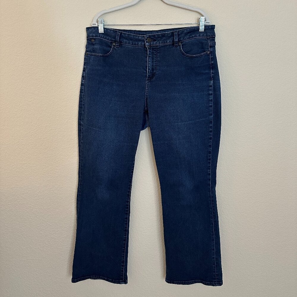 Talbots Curvy Boot Cut Jeans 16P